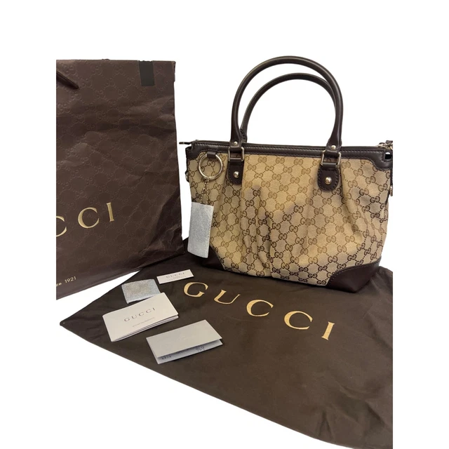 Gucci Signature Canvas Sukey Medium Tote Bag NWT Gucci Signature Canvas Sukey Medium Tote Bag NWT