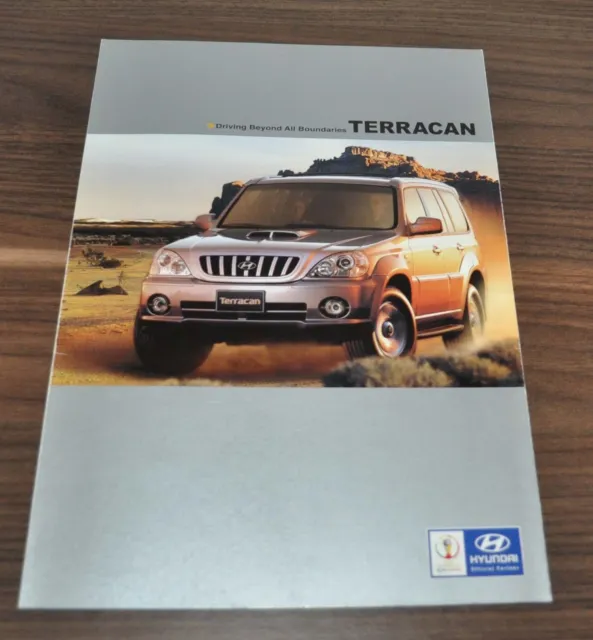 Hyundai Terracan Sales Brochure Prospekt EN