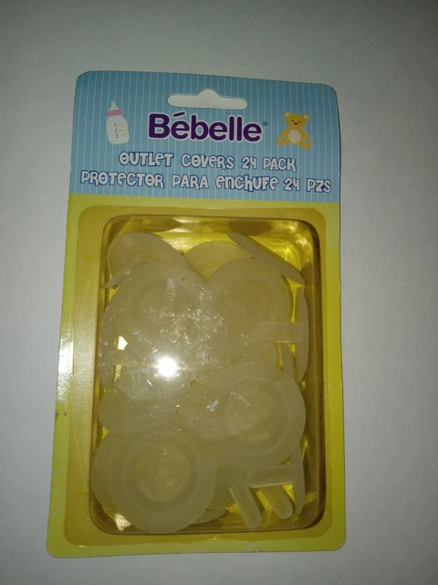 Bébelle Baby Products Baby Outlet Plugs - 24 Child Proof Outlet Covers Child