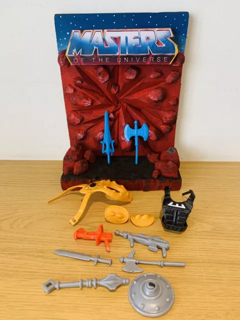 Vintage Mattel MOTU Masters of the Universe He-Man Waffenpaket 1983