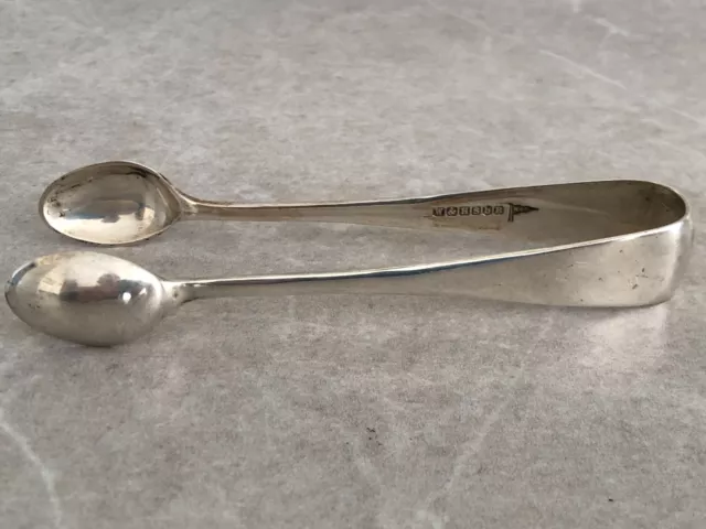 Antique Silver Plated Sugar Tongs W & H