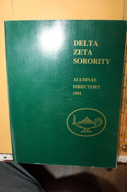 1991 Delta Zeta Sorority Alumnae Directory Rare