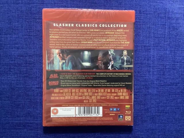 INTRUDER (BLU-RAY) SLASHER Classics Collection Bruce Campbell - Brand ...