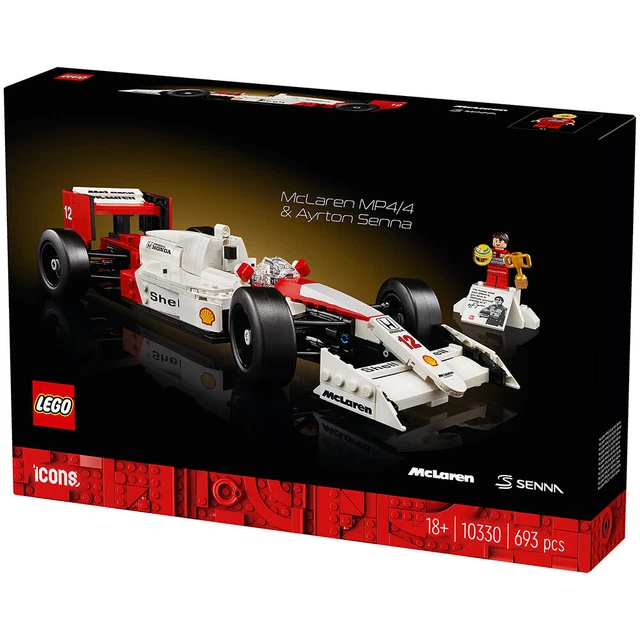LEGO ICONS MCLAREN MP4/4 & Ayrton Senna £69.99 - PicClick UK
