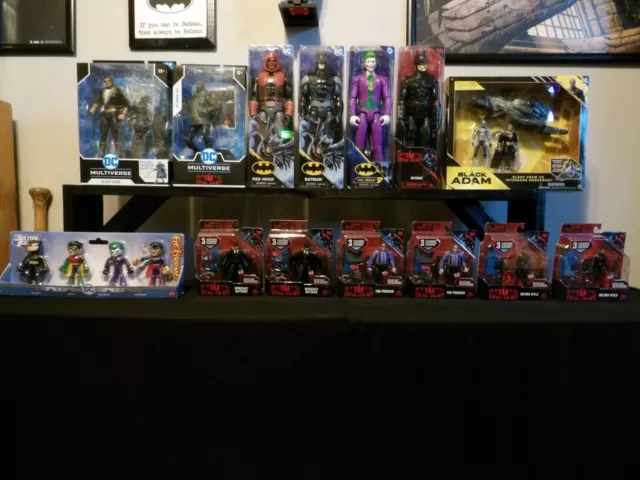 DC Action Figure Lot Of 14 - Mcfarlane Toys, Spin Master, and  Mattel