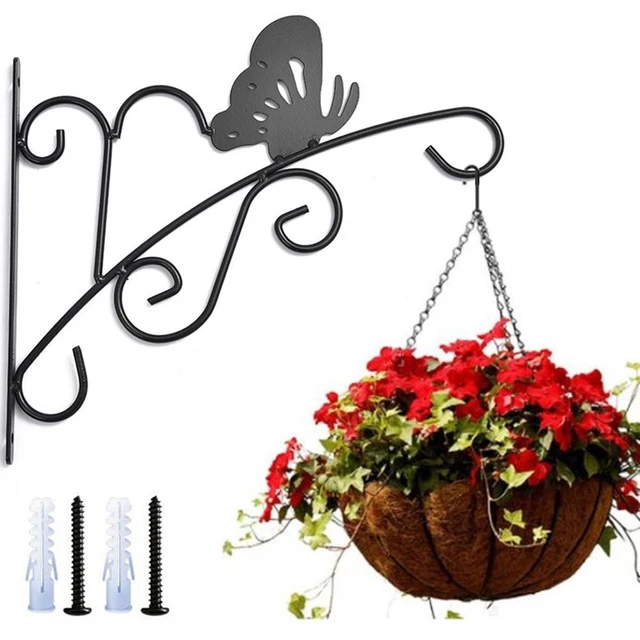 Dekor Korb haken Laternen bügel Pflanzen halterung Blumen halter Pflanzer haken