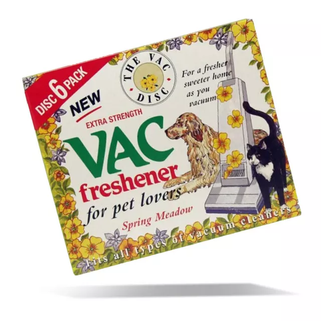 Extra Fort Été Prairie Parfumé VAC Disques - Paquet De 6x12 pour Aspirateurs