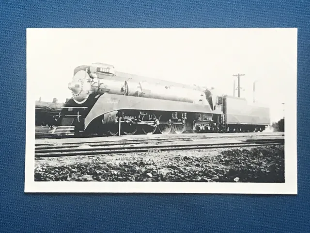 Southern Pacific Railroad Streamlined Locomotive No. 4414 Vintage Photo Daylight