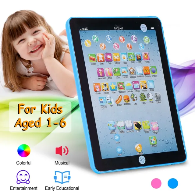 Educational Baby Learning Tablet Toys for Girls Boys Kids Age 1-6 Years Old Gift