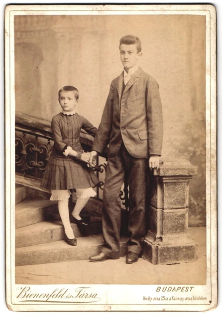 Fotografie Bienenfeld és Társa, Budapest, Király utcza 25, eleganter Herr mit s