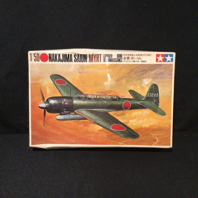 Fujimi 1/72 Scale Nakajima Saiun-Kai "Myrt" Model Kit - Japanese Reconnaissance Aircraft, 6 Decal Options-902059