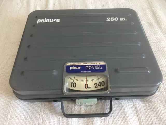 Briefcase Style Shipping Scale 250 lb Capacity PELOUZE MODEL P250S