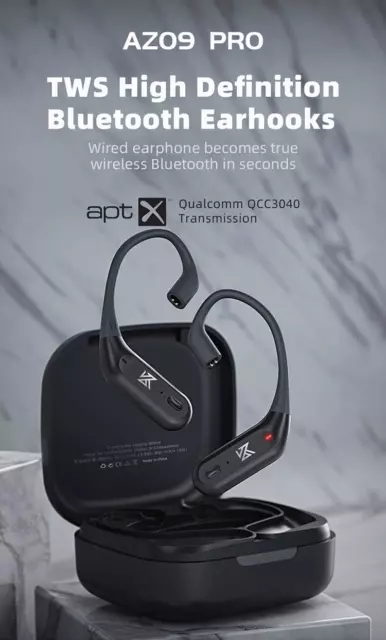 KZ AZ09 PRO Bluetooth Modul, IEM Kopfhörerkabel, Apt X Wireless Ohrhaken Kabel 2