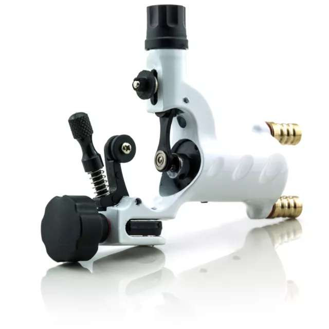 Rotary Profi Tattoomaschine Tattoo Gun Weiß - White Adjustable Shader - Liner