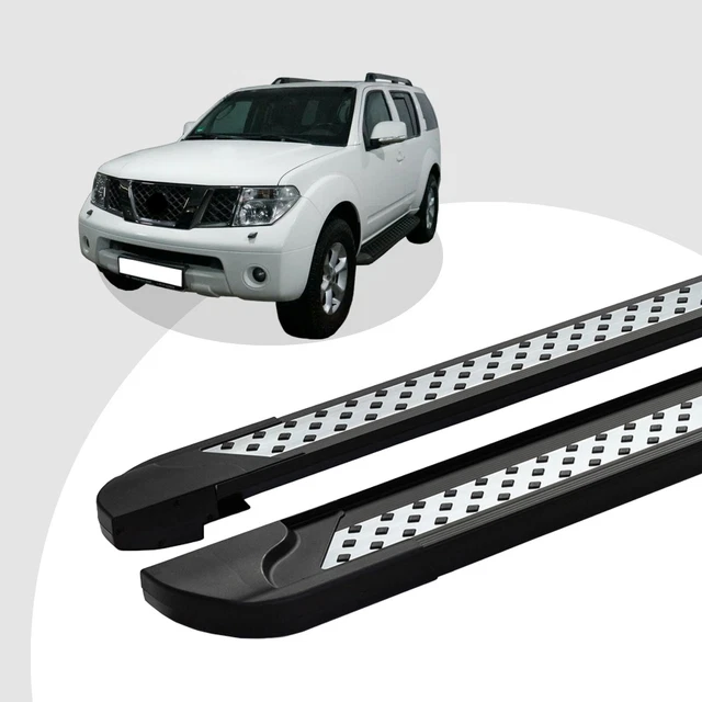 Marchepieds Latéraux pour Nissan Pathfinder 2013-2021 Aluminium Argent 2Pcs