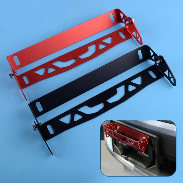 Adjustable Car Auto Aluminum Alloy License Plate Frame Holder Bracket Universal