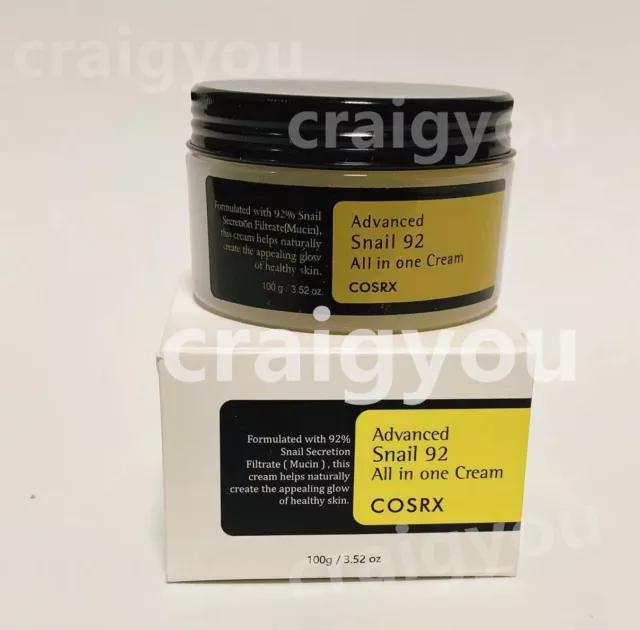COSRX Advanced Snail 92 All in One Cream face cream 100g UK