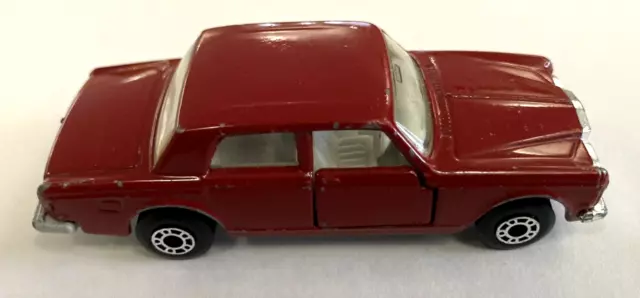 Matchbox Superfast n°39, Rolls-Royce Silver Shadow rouge, made in Macao