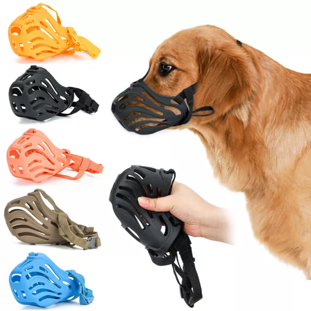 Panier En Plastique Réglable Chien Museau Cage Bouche Maille Pour Petit €