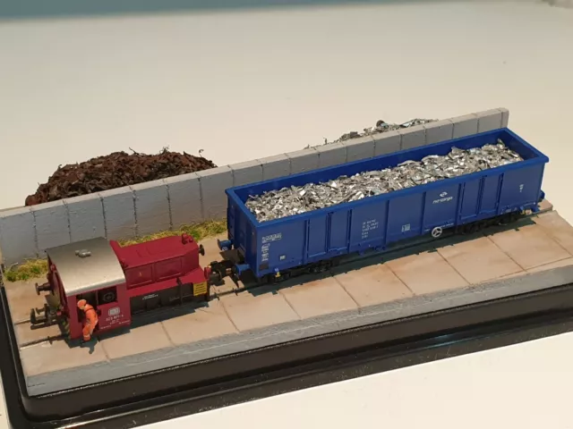 Spur N Ladegut Aluminium-Schrottladung für4achs. Güterwagon Eanos Hobbytrain 2