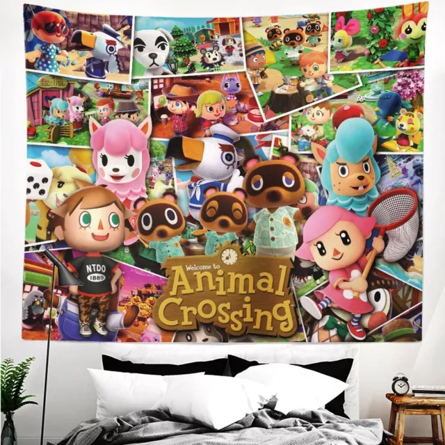 Animal Crossing Tapestry Wall Hanging for Livng Room Bedroom Wall Decor 70x59in