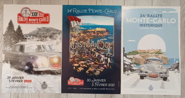 Affiche 24e Rallye Historique Monte-Carlo 2020 - ACM Sport - Neuf