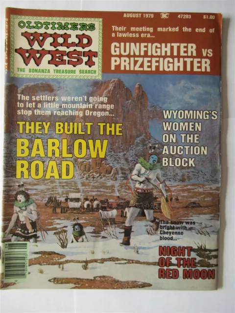 Old Timers Wild West magazine Barlow road Wyoming women night red moon Aug 1979