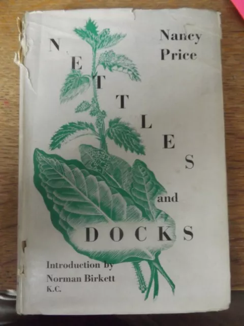 Nettles And Docks By Nancy Price 1944 Hardback Book