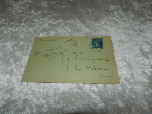 CPA postcard Saint Honoré les Bains / Thermal Establishment et Le Parc 1927 2