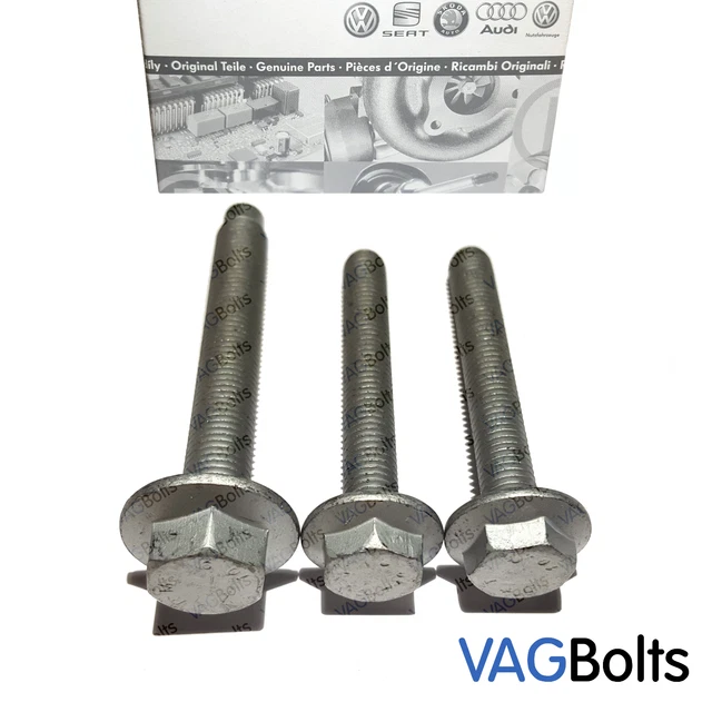 GENUINE VW AUDI Front Suspension Wishbone Rear Bush Bolt Kit Golf Mk5
