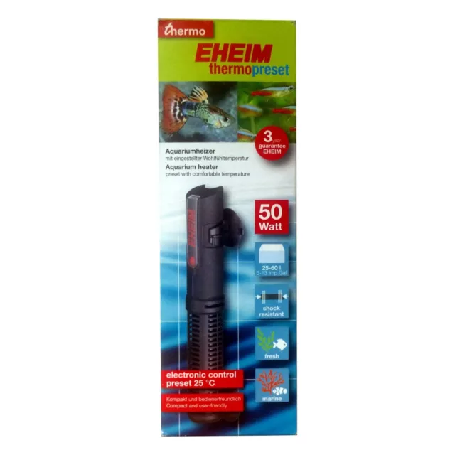 Eheim - Thermopreset Aquarium Heater - 50w - Heating Heating Rod Aquarium