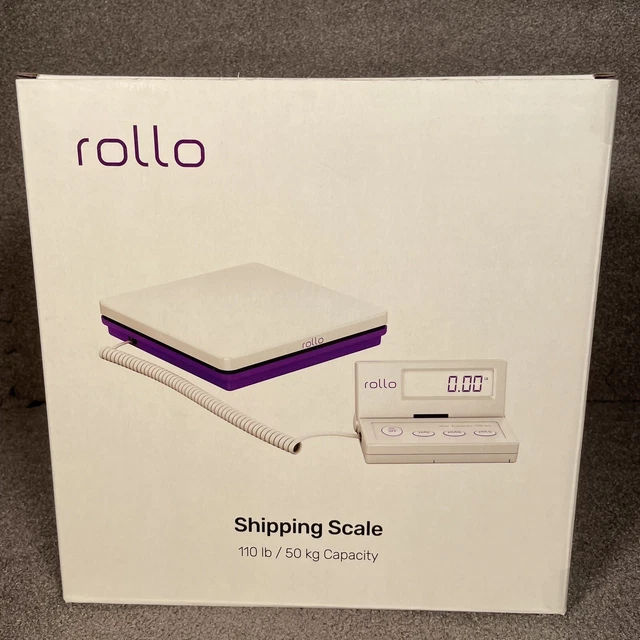 ROLLO SHIPPING SCALE 110 Lb / 50 Kg CAPACITY Separate Weight Reading Panel
