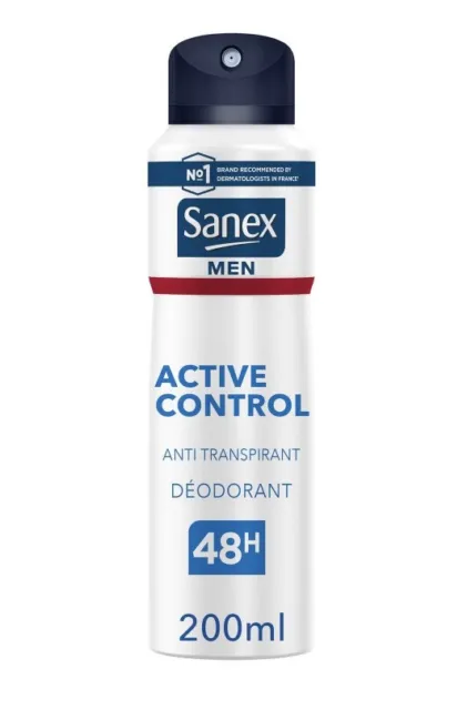 Hygiène Sanex men Déodorant spray HOMME ACTIVE CONTROL 200 ml