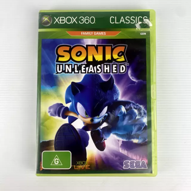  Sonic Unleashed (Platinum Hits) - Xbox 360 : Sega of America  Inc: Video Games