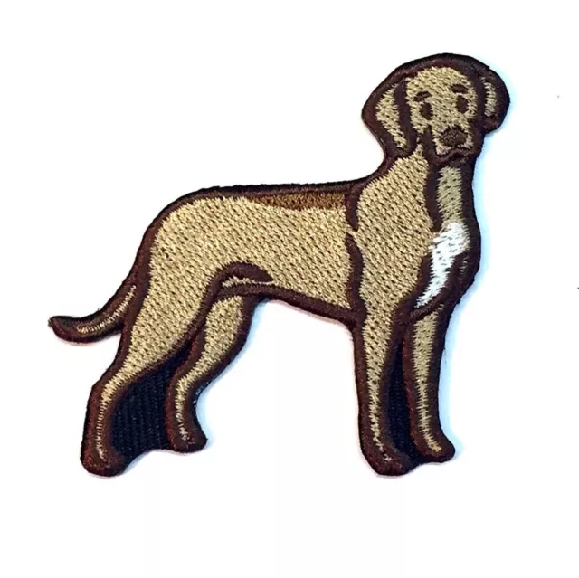 Rhodesian Ridgeback Iron On Embroidered Patch