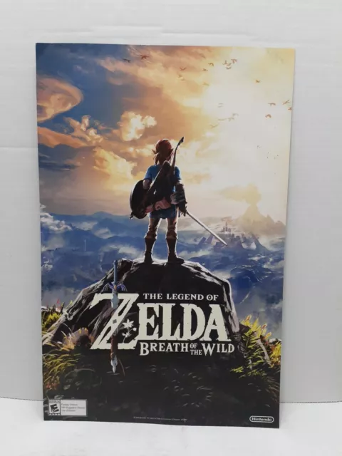 THE LEGEND OF ZELDA LINKS AWAKENING SWITCH GAMESTOP 2 SIDED POSTER 11X17