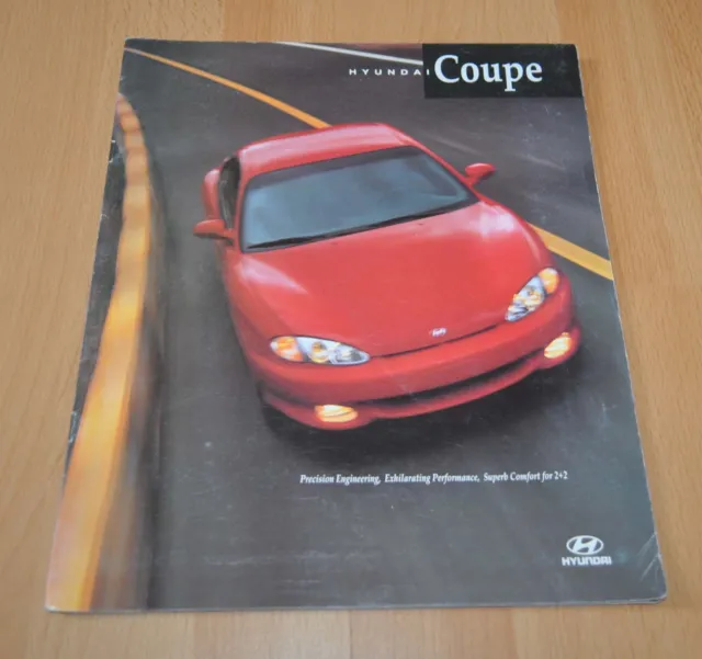 Hyundai Coupe Korean Sales Brochure Prospekt
