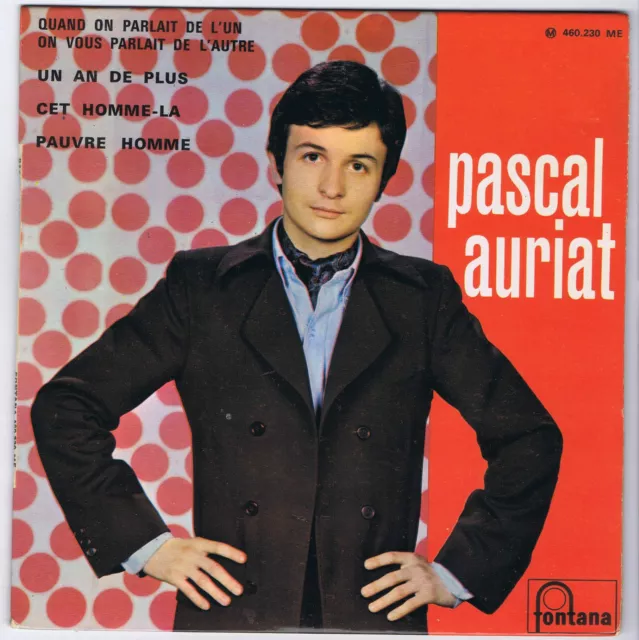 45 Rpm Ep Pascal Auriat Quand On Parlait De L'un (1967)