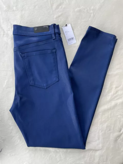 NWT J Brand Maria Skinny Indigo Glass Coated Denim size 31  $278