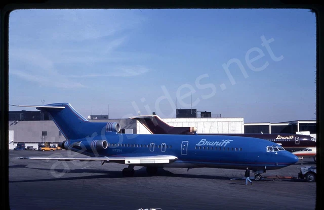 Braniff Boeing 727-100 N7294 Mar 82 Kodachrome Aircraft Slide/Dia