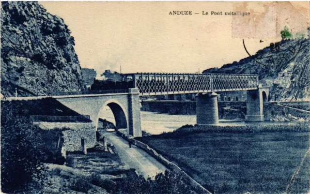 CPA ANDUZE - Le Pont métallique (459079)