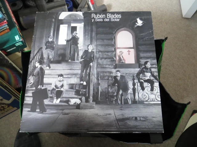 Ruben Blades - Lp Y Seis Del Solar Rare Import On Elektra Label Nm Vinyl
