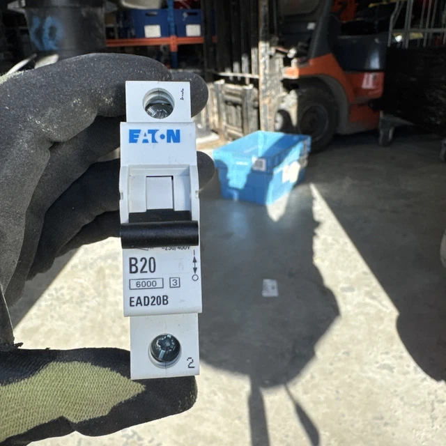 X3 EATON MEM MCB Circuit Breakers EAD20B B20 6000 20A Type B SP 9 X3 EATON MEM MCB Circuit Breakers EAD20B B20 6000 20A Type B SP 9