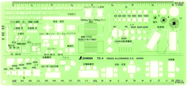 Regla de construcción de plantilla Shinwa Sokutei 66010 (importación de...