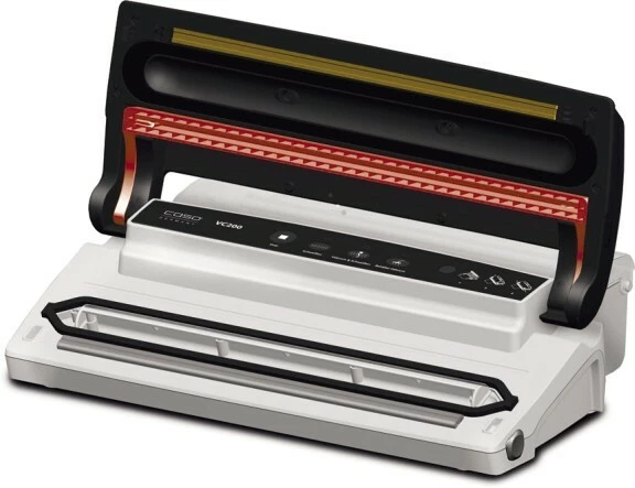 Caso VC 200 Vakuumierer doppelte Schweißnaht 30cm lang, mit Folienbox