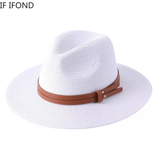 Panama straw sun Hat Men Ladies Spring Summer Fedora Style Summer New Beach