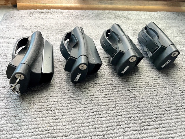 Thule 450 Crossroad Mounts - Set of 4 + Locks + Key - FREE SHIPPING!