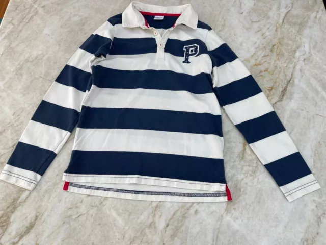 Polarn O. Pyret long sleeve polo shirt, size 8-10 yrs,VGC!