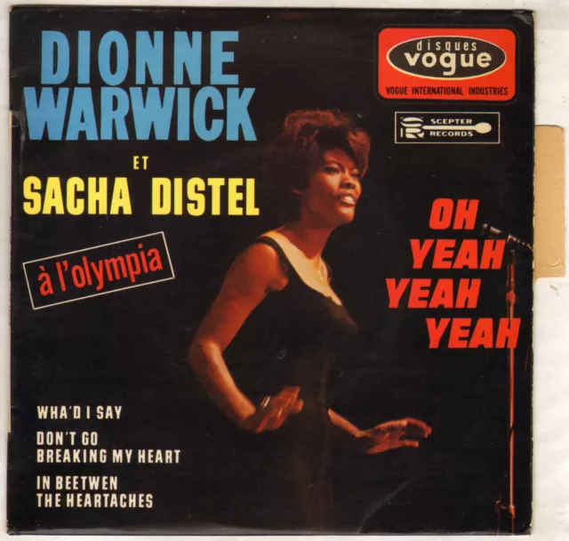 Dionne Warwick "What D'i Say" Soul Ep 1966 Vogue 18.059