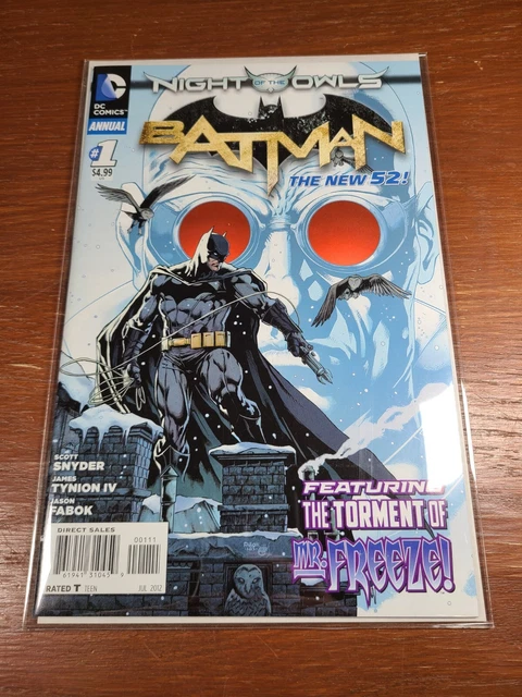 Batman Annual #1 (DC Comics 2012) 1st Print Direct Sales NM/ M Night of the Owls